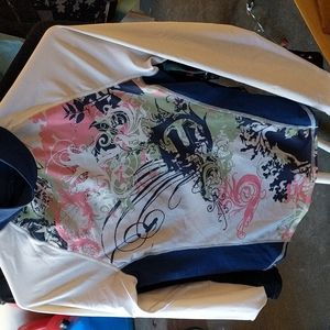 Girls 4 sport rash guard M